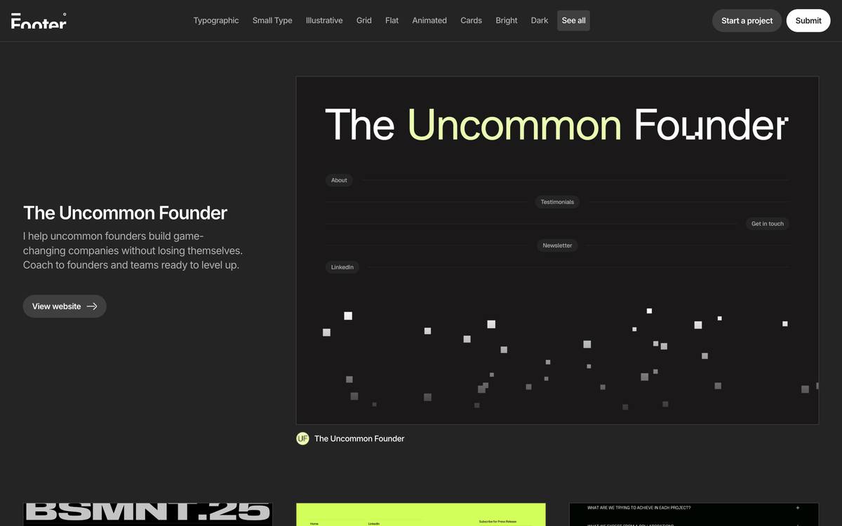 Footer Design Gallery