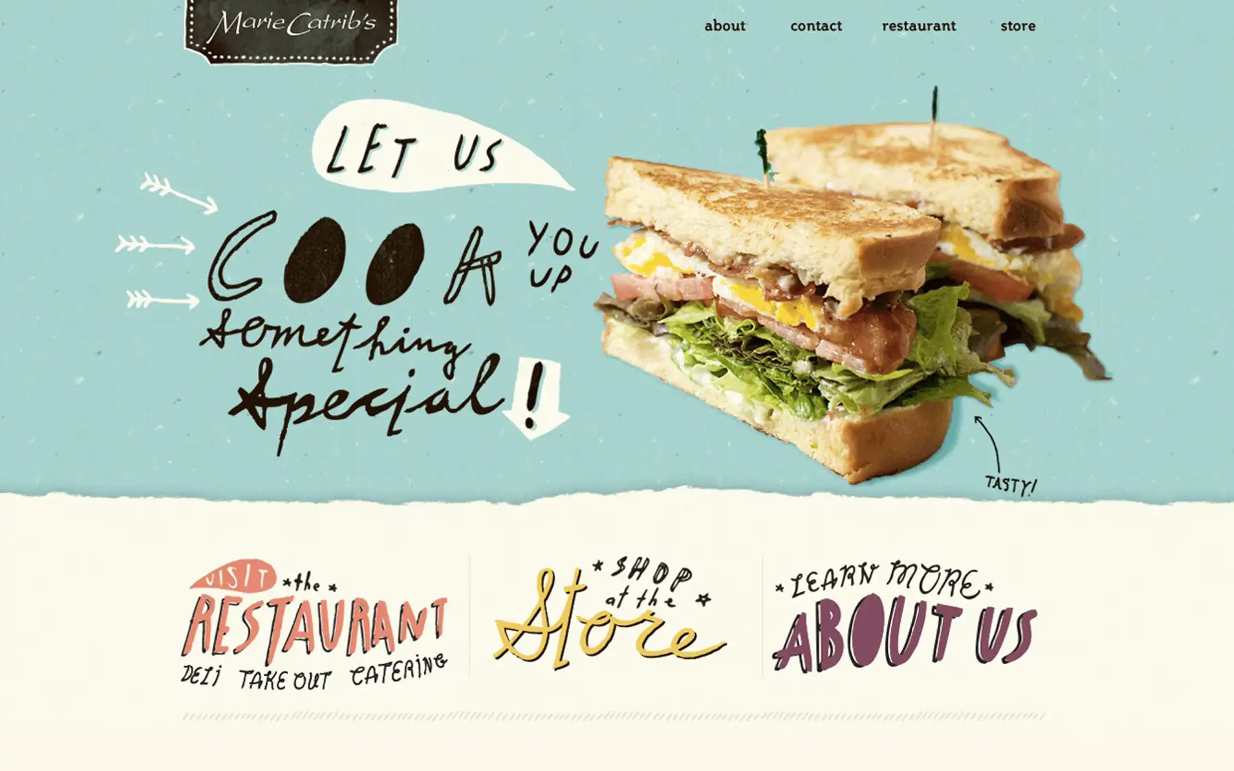Good maries. Типографика в веб дизайне. Типографика в веб дизайне примеры. Дизайн сайта кафе. Интересная типографика на сайтах.