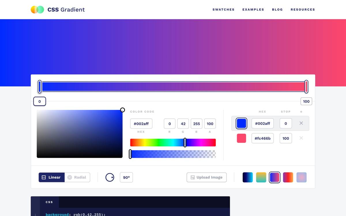 CSS Gradient — Httpster