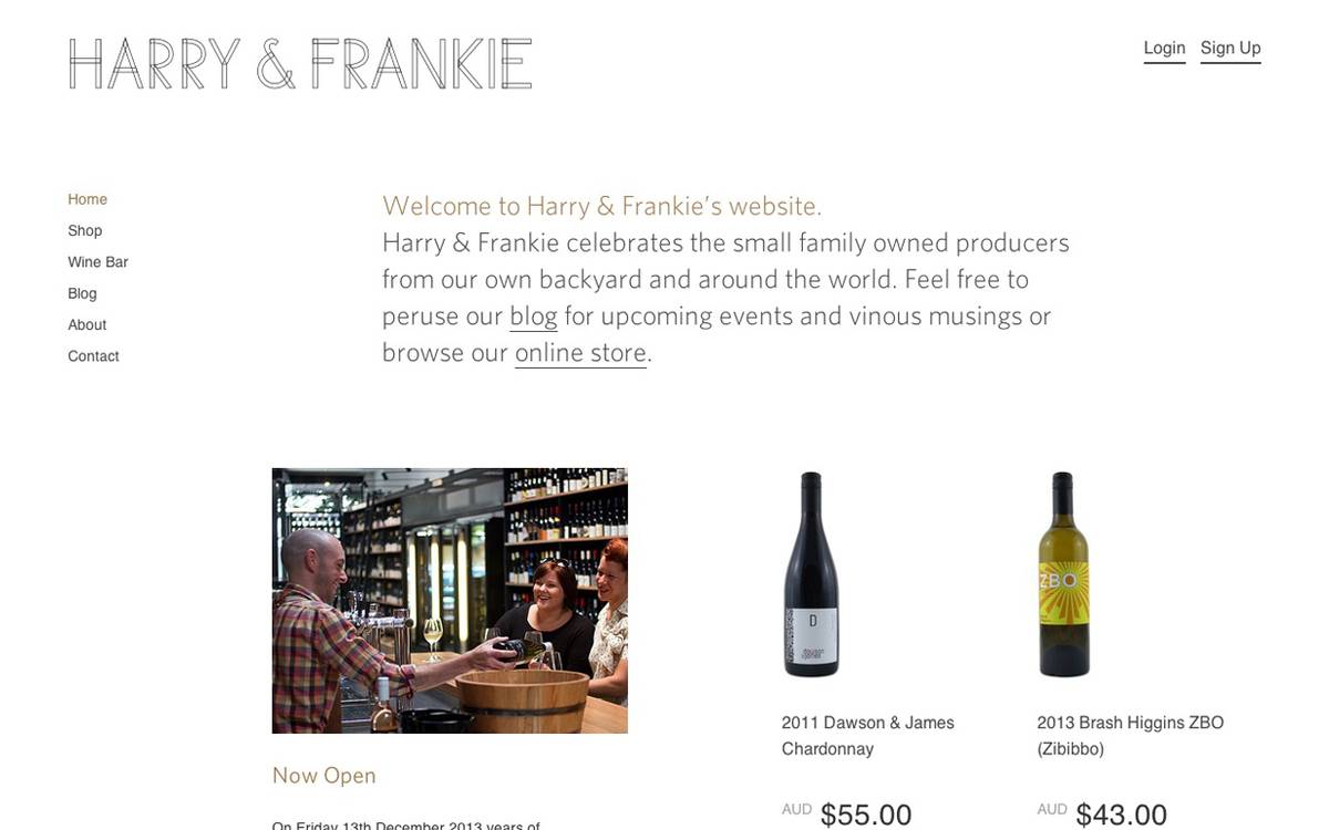 Harry & Frankie — Httpster