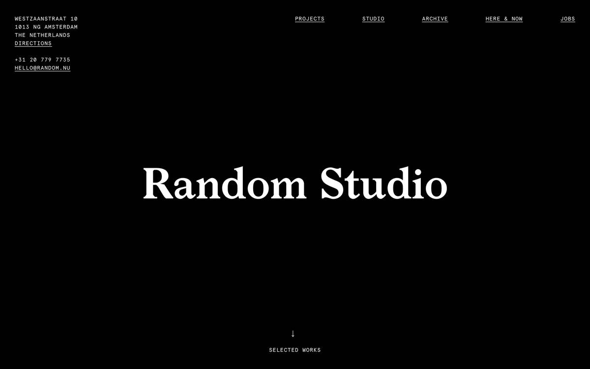 Random Studio — Httpster